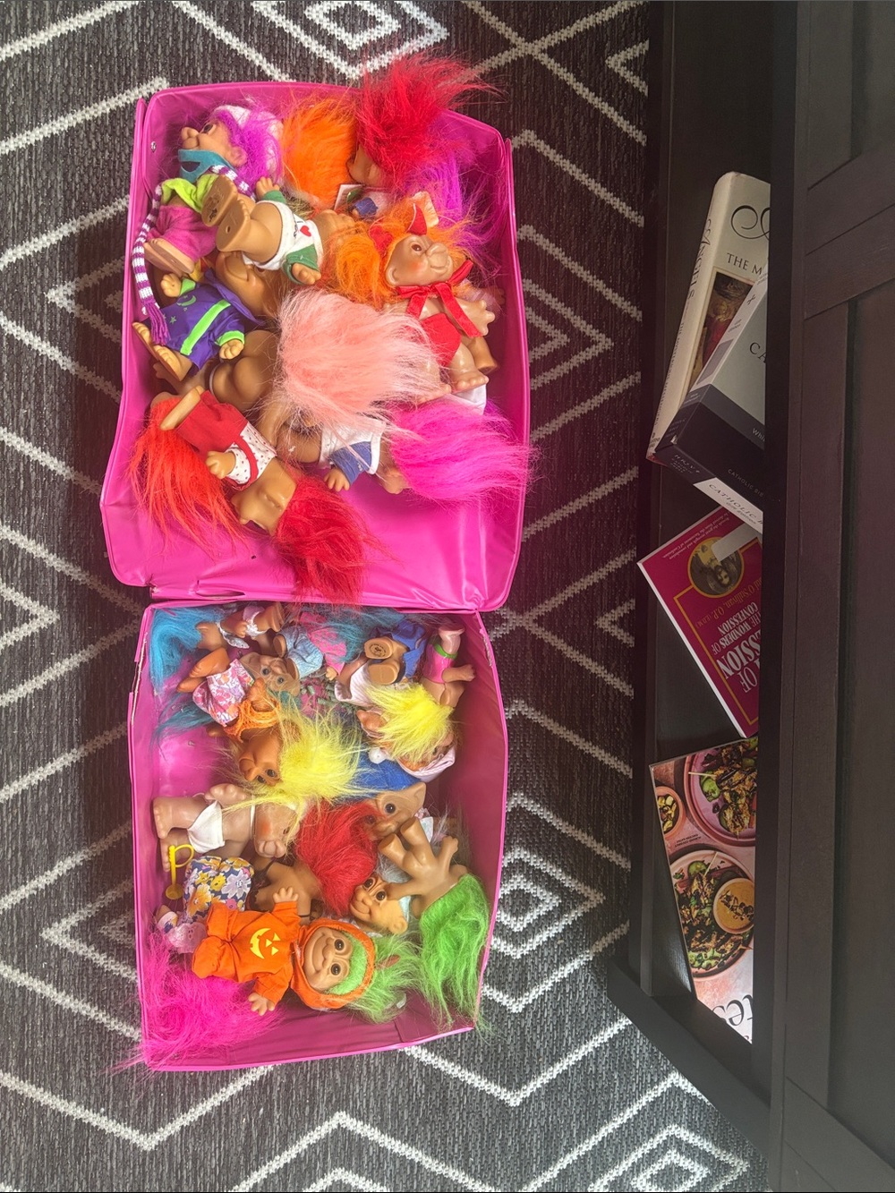 Vintage-Inspired Kids Troll Dolls Toy Set - Multicolor